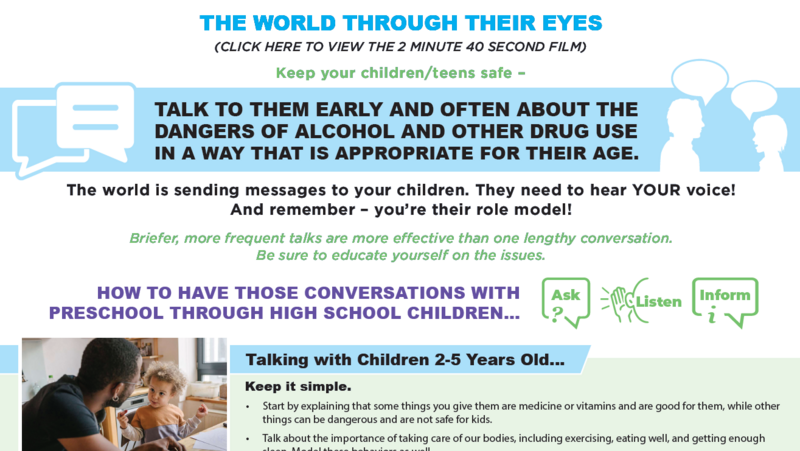 Talk to Your Child/Teen informational piece