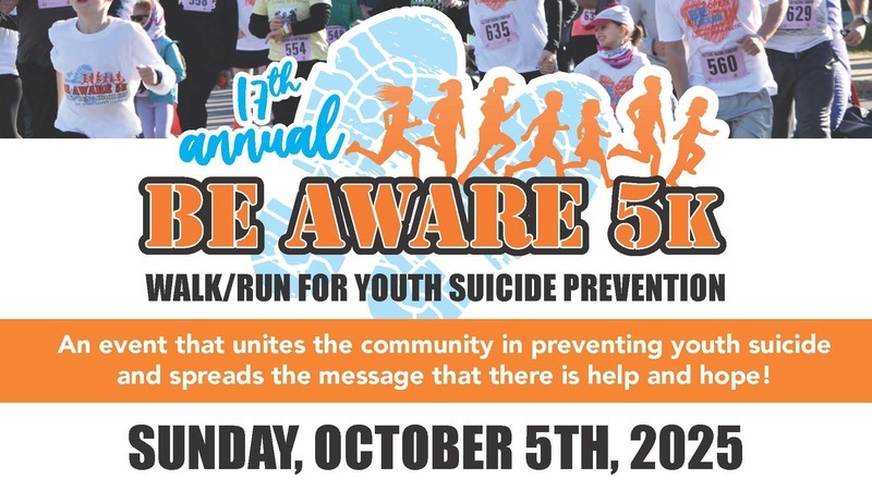 Be Aware 5K Walk/Run for Youth Suicide Prevention