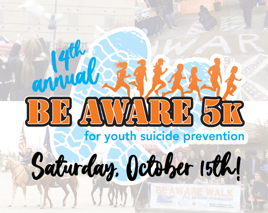 Be Aware 5k flyer